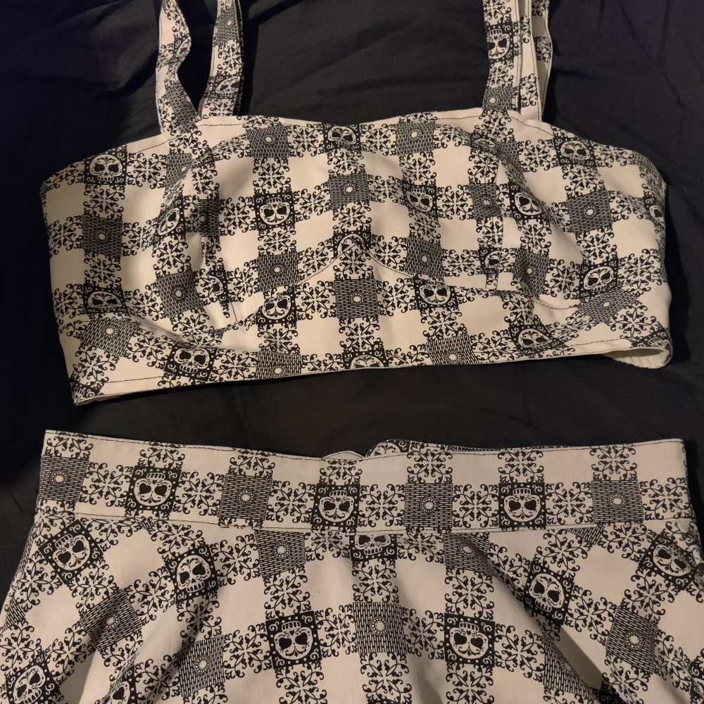 RockSteady Rockabilly Top & Skirt Set